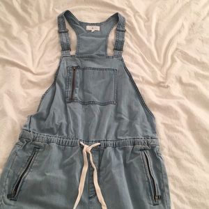 Lou & Gray soft denim overalls